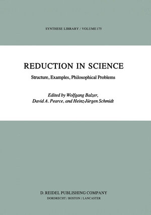 Buchcover Reduction in Science | EAN 9789027718112 | ISBN 90-277-1811-3 | ISBN 978-90-277-1811-2