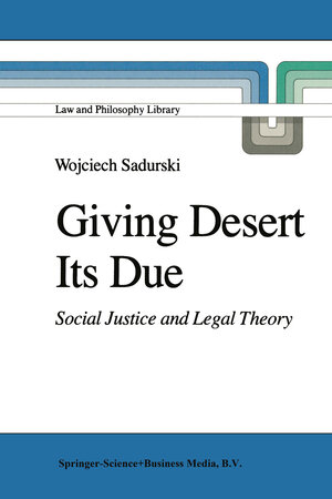 Buchcover Giving Desert Its Due | Wojciech Sadurski | EAN 9789027719416 | ISBN 90-277-1941-1 | ISBN 978-90-277-1941-6
