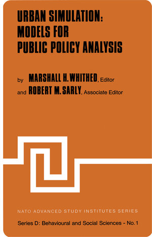 Buchcover Urban Simulation: Models for Public Policy Analysis  | EAN 9789028606036 | ISBN 90-286-0603-3 | ISBN 978-90-286-0603-6
