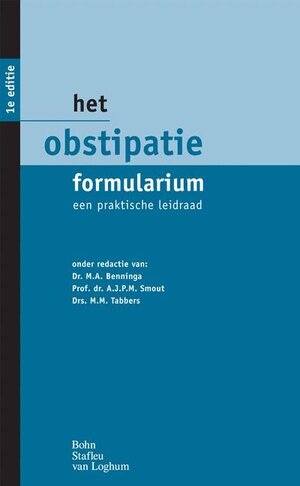 Buchcover Het obstipatie formularium | A.J.P.M. Smout | EAN 9789031382927 | ISBN 90-313-8292-2 | ISBN 978-90-313-8292-7