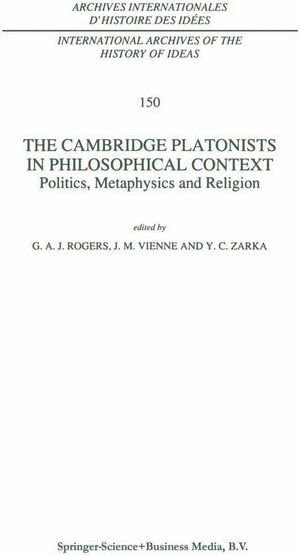 Buchcover The Cambridge Platonists in Philosophical Context  | EAN 9789048148448 | ISBN 90-481-4844-8 | ISBN 978-90-481-4844-8