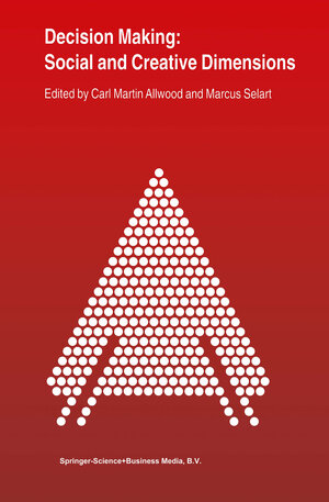 Buchcover Decision Making: Social and Creative Dimensions | EAN 9789048156719 | ISBN 90-481-5671-8 | ISBN 978-90-481-5671-9