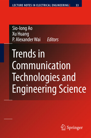 Buchcover Trends in Communication Technologies and Engineering Science | EAN 9789048181391 | ISBN 90-481-8139-9 | ISBN 978-90-481-8139-1