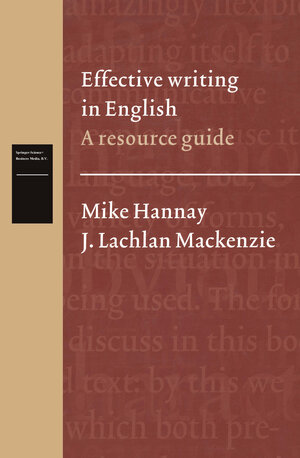 Buchcover Effective writing in English | EAN 9789068904987 | ISBN 90-6890-498-1 | ISBN 978-90-6890-498-7