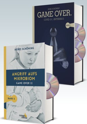 Buchcover Game Over I & II Angriff aufs Mikrobiom im Bundle | Heiko Schöning | EAN 9789083379272 | ISBN 90-833792-7-2 | ISBN 978-90-833792-7-2