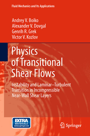 Buchcover Physics of Transitional Shear Flows | Andrey V. Boiko | EAN 9789400737112 | ISBN 94-007-3711-4 | ISBN 978-94-007-3711-2