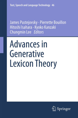 Buchcover Advances in Generative Lexicon Theory  | EAN 9789400751897 | ISBN 94-007-5189-3 | ISBN 978-94-007-5189-7