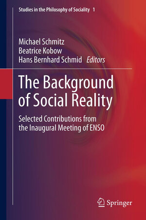 Buchcover The Background of Social Reality  | EAN 9789400756007 | ISBN 94-007-5600-3 | ISBN 978-94-007-5600-7