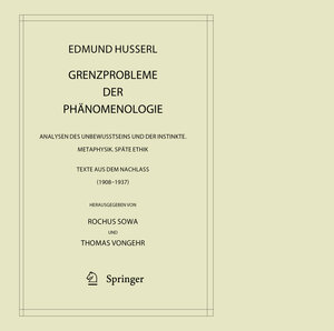 Buchcover Grenzprobleme der Phänomenologie | Edmund Husserl | EAN 9789400768017 | ISBN 94-007-6801-X | ISBN 978-94-007-6801-7