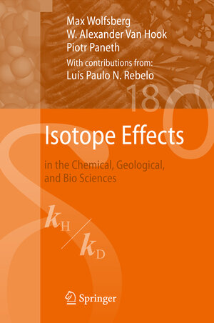 Buchcover Isotope Effects | Max Wolfsberg | EAN 9789400790933 | ISBN 94-007-9093-7 | ISBN 978-94-007-9093-3