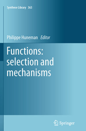 Buchcover Functions: selection and mechanisms | EAN 9789400793378 | ISBN 94-007-9337-5 | ISBN 978-94-007-9337-8