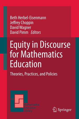 Buchcover Equity in Discourse for Mathematics Education | EAN 9789400793651 | ISBN 94-007-9365-0 | ISBN 978-94-007-9365-1