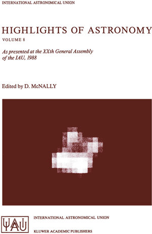 Buchcover Highlights of Astronomy  | EAN 9789400909779 | ISBN 94-009-0977-2 | ISBN 978-94-009-0977-9