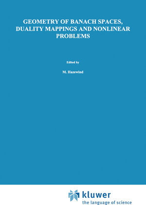 Buchcover Geometry of Banach Spaces, Duality Mappings and Nonlinear Problems | I. Cioranescu | EAN 9789400921214 | ISBN 94-009-2121-7 | ISBN 978-94-009-2121-4