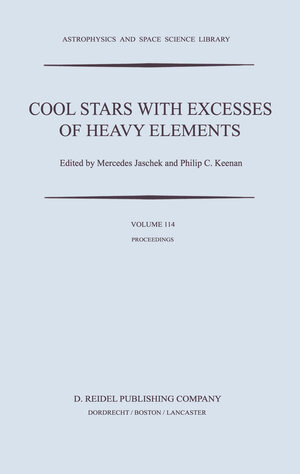 Buchcover Cool Stars with Excesses of Heavy Elements | C. Jaschek | EAN 9789400953253 | ISBN 94-009-5325-9 | ISBN 978-94-009-5325-3