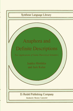 Buchcover Anaphora and Definite Descriptions | Jaakko Hintikka | EAN 9789400954106 | ISBN 94-009-5410-7 | ISBN 978-94-009-5410-6