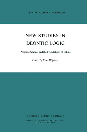 Buchcover New Studies in Deontic Logic | EAN 9789400984844 | ISBN 94-009-8484-7 | ISBN 978-94-009-8484-4