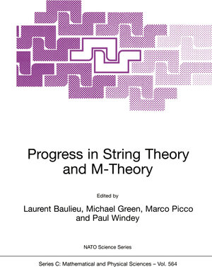 Buchcover Progress in String Theory and M-Theory | EAN 9789401008525 | ISBN 94-010-0852-3 | ISBN 978-94-010-0852-5