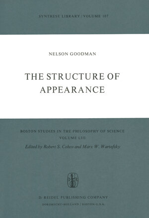 Buchcover The Structure of Appearance | Nelson Goodman | EAN 9789401011846 | ISBN 94-010-1184-2 | ISBN 978-94-010-1184-6