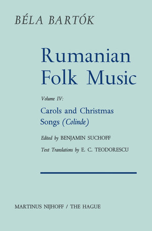 Buchcover Rumanian Folk Music | Bela Bartok | EAN 9789401016858 | ISBN 94-010-1685-2 | ISBN 978-94-010-1685-8