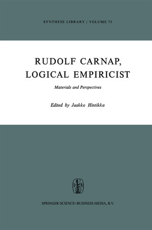 Buchcover Rudolf Carnap, Logical Empiricist  | EAN 9789401018098 | ISBN 94-010-1809-X | ISBN 978-94-010-1809-8