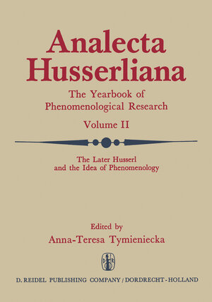Buchcover The Later Husserl and the Idea of Phenomenology  | EAN 9789401028820 | ISBN 94-010-2882-6 | ISBN 978-94-010-2882-0