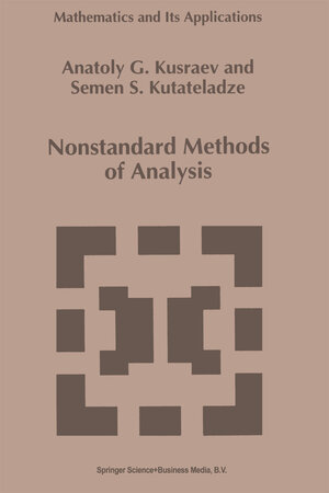 Buchcover Nonstandard Methods of Analysis | A.G. Kusraev | EAN 9789401044974 | ISBN 94-010-4497-X | ISBN 978-94-010-4497-4