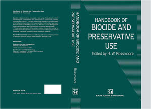 Buchcover Handbook of Biocide and Preservative Use | EAN 9789401045919 | ISBN 94-010-4591-7 | ISBN 978-94-010-4591-9