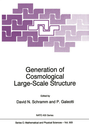 Buchcover Generation of Cosmological Large-Scale Structure  | EAN 9789401065139 | ISBN 94-010-6513-6 | ISBN 978-94-010-6513-9