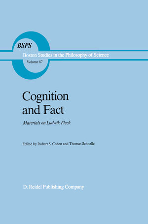 Buchcover Cognition and Fact | EAN 9789401085045 | ISBN 94-010-8504-8 | ISBN 978-94-010-8504-5