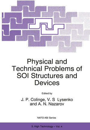Buchcover Physical and Technical Problems of SOI Structures and Devices | EAN 9789401101097 | ISBN 94-011-0109-4 | ISBN 978-94-011-0109-7