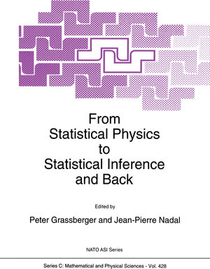 Buchcover From Statistical Physics to Statistical Inference and Back | EAN 9789401110686 | ISBN 94-011-1068-9 | ISBN 978-94-011-1068-6