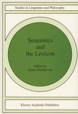 Buchcover Semantics and The Lexicon | EAN 9789401119726 | ISBN 94-011-1972-4 | ISBN 978-94-011-1972-6