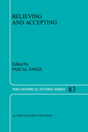 Buchcover Believing and Accepting | EAN 9789401140423 | ISBN 94-011-4042-1 | ISBN 978-94-011-4042-3