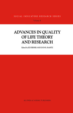 Buchcover Advances in Quality of Life Theory and Research | EAN 9789401142915 | ISBN 94-011-4291-2 | ISBN 978-94-011-4291-5