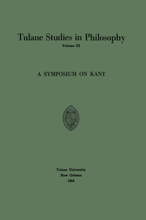 Buchcover A Symposium on Kant | Edward G. Ballard | EAN 9789401174930 | ISBN 94-011-7493-8 | ISBN 978-94-011-7493-0
