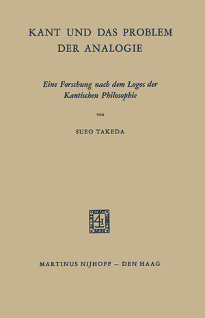 Buchcover Kant und das Problem der Analogie  | EAN 9789401177450 | ISBN 94-011-7745-7 | ISBN 978-94-011-7745-0