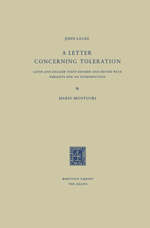 Buchcover A Letter Concerning Toleration | John Locke | EAN 9789401187947 | ISBN 94-011-8794-0 | ISBN 978-94-011-8794-7
