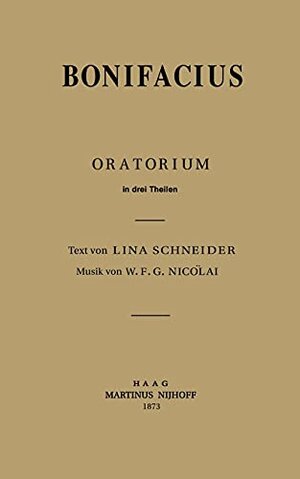 Buchcover Bonifacius | Schneider, Lina | EAN 9789401500203 | ISBN 94-015-0020-7 | ISBN 978-94-015-0020-3