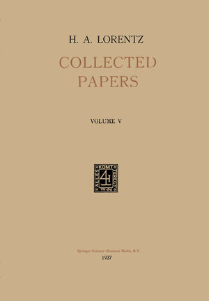 Buchcover Collected Papers | H. A. Lorenz | EAN 9789401534451 | ISBN 94-015-3445-4 | ISBN 978-94-015-3445-1