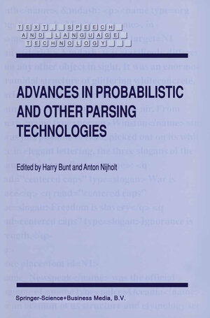 Buchcover Advances in Probabilistic and Other Parsing Technologies | EAN 9789401594707 | ISBN 94-015-9470-8 | ISBN 978-94-015-9470-7