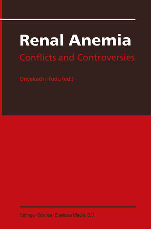 Buchcover Renal Anemia  | EAN 9789401599986 | ISBN 94-015-9998-X | ISBN 978-94-015-9998-6