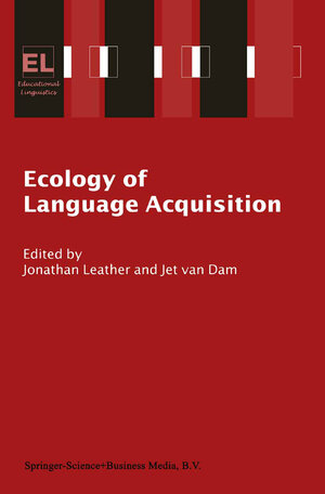 Buchcover Ecology of Language Acquisition | EAN 9789401703413 | ISBN 94-017-0341-8 | ISBN 978-94-017-0341-3