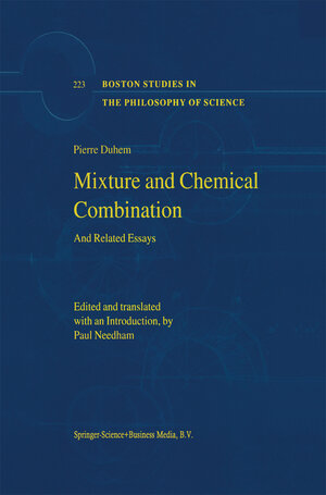 Buchcover Mixture and Chemical Combination | Pierre Duhem | EAN 9789401722926 | ISBN 94-017-2292-7 | ISBN 978-94-017-2292-6