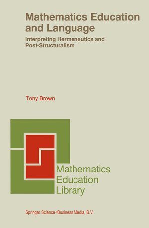 Buchcover Mathematics Education and Language | Tony Brown | EAN 9789401738002 | ISBN 94-017-3800-9 | ISBN 978-94-017-3800-2