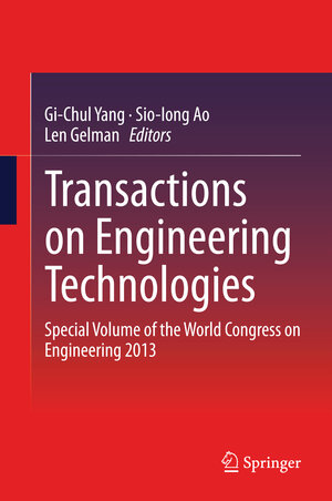 Buchcover Transactions on Engineering Technologies | EAN 9789401788311 | ISBN 94-017-8831-6 | ISBN 978-94-017-8831-1