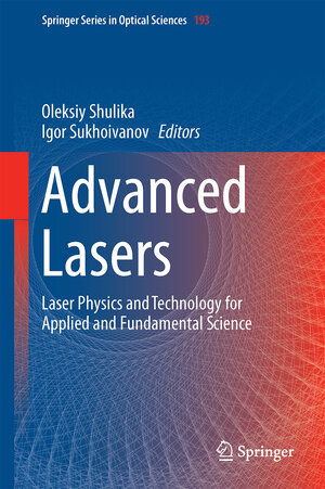 Buchcover Advanced Lasers | EAN 9789401794800 | ISBN 94-017-9480-4 | ISBN 978-94-017-9480-0