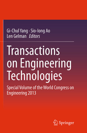 Buchcover Transactions on Engineering Technologies | EAN 9789402403145 | ISBN 94-024-0314-0 | ISBN 978-94-024-0314-5