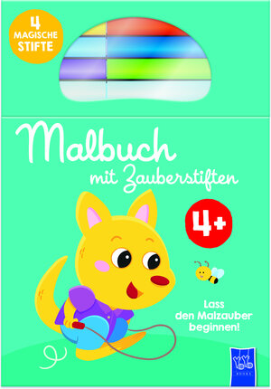 Buchcover Malbuch mit Zauberstiften 4+ (grün)  | EAN 9789463995313 | ISBN 94-6399-531-5 | ISBN 978-94-6399-531-3
