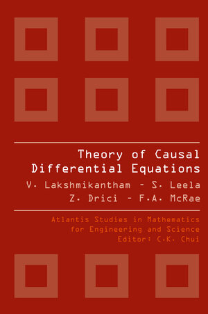 Buchcover THEORY OF CAUSAL DIFFERENTIAL EQUATIONS | S. Leela | EAN 9789491216251 | ISBN 94-91216-25-2 | ISBN 978-94-91216-25-1